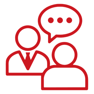 people talking icon